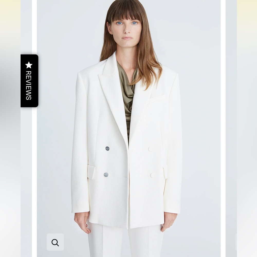 Halston Heritage Corinne Twill Tailored Blazer